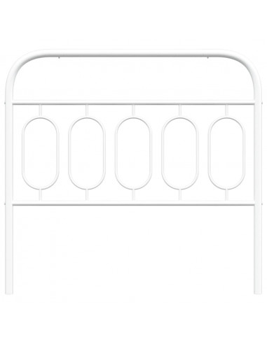 Testiera in Metallo Bianco 107 cm