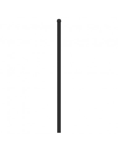 Testiera Rovere Fumo 90 cm in Legno Multistrato e Acciaio