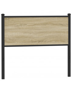 Testiera Sonoma 107 cm in Legno Multistrato e Acciaio 2