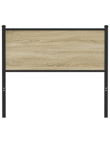 Testiera Sonoma 107 cm in Legno Multistrato e Acciaio