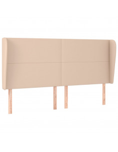 Testiera ad Orecchio Cappuccino 163x23x118/128 cm in Similpelle 2