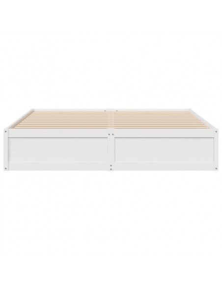 Giroletto Bianco 180x200 cm in Legno Massello di Pino