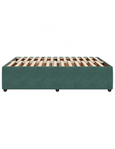 Giroletto Verde Scuro 140x190 cm in Velluto