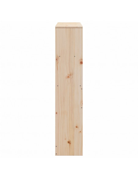 Testiera con Ripiani 100 cm in Legno Massello di Pino