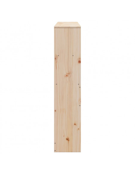 Testiera con Ripiani 140 cm in Legno Massello di Pino