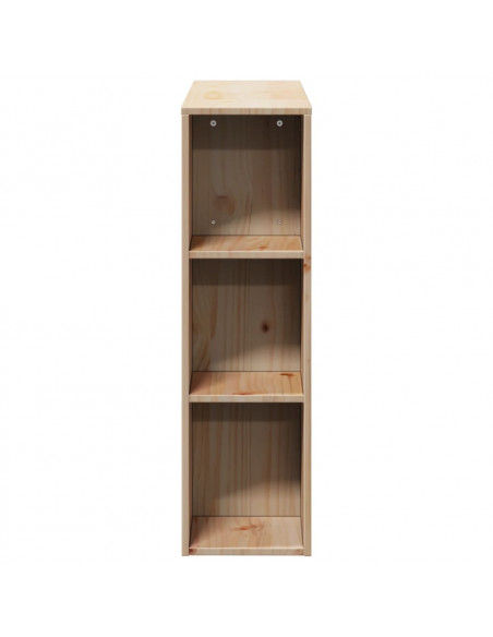 Testiera con Ripiani 75 cm in Legno Massello di Pino