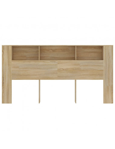 Testiera con Scomparti Rovere Sonoma 200x18,5x104,5 cm