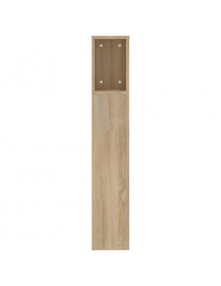 Testiera con Scomparti Rovere Sonoma 200x18,5x104,5 cm