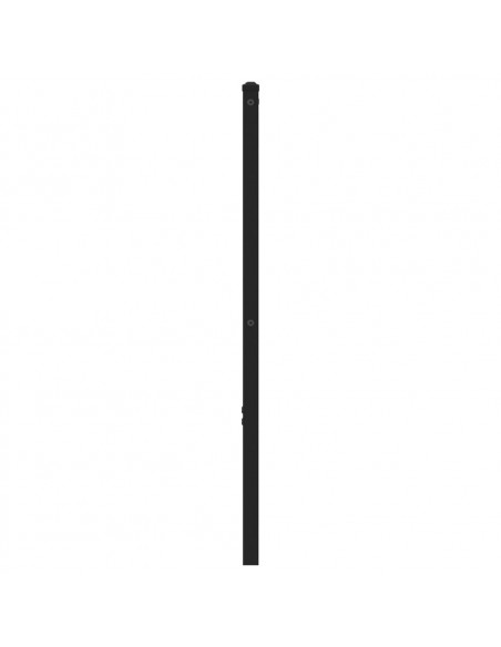 Testiera Rovere Fumo 180 cm in Ferro e Legno Multistrato