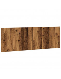 Testiera a Parete Legno Antico 240x1,5x80 cm in Truciolato 2