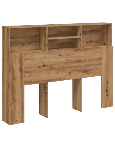 Testiera con Scomparti Rovere Artigianale 140x19x103,5 cm