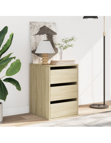 Cassettiera Angolare Rovere Sonoma 40x41x58cm Legno Multistrato