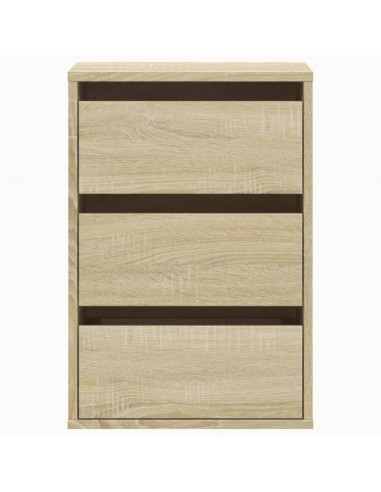 Cassettiera Angolare Rovere Sonoma 40x41x58cm Legno Multistrato