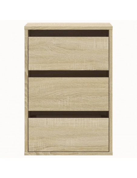 Cassettiera Angolare Rovere Sonoma 40x41x58cm Legno Multistrato