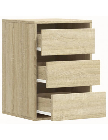 Cassettiera Angolare Rovere Sonoma 40x41x58cm Legno Multistrato