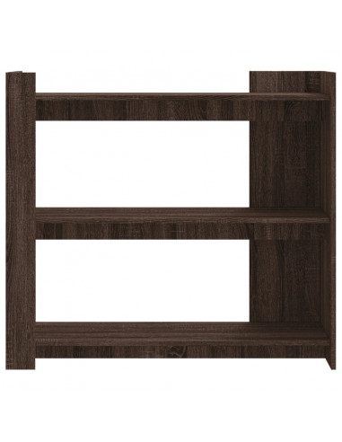 Tavolino Consolle Rovere Marrone 100x35x90 cm Legno Multistrato