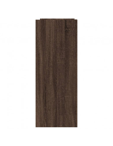 Tavolino Consolle Rovere Marrone 100x35x90 cm Legno Multistrato