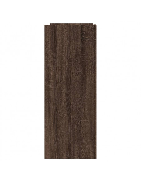Tavolino Consolle Rovere Marrone 100x35x90 cm Legno Multistrato