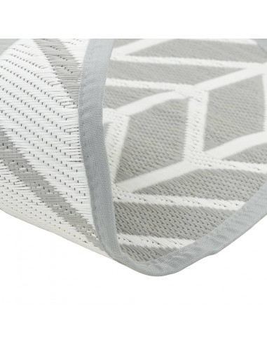 Tappeto da Esterno Grigio Ø160 cm in PP