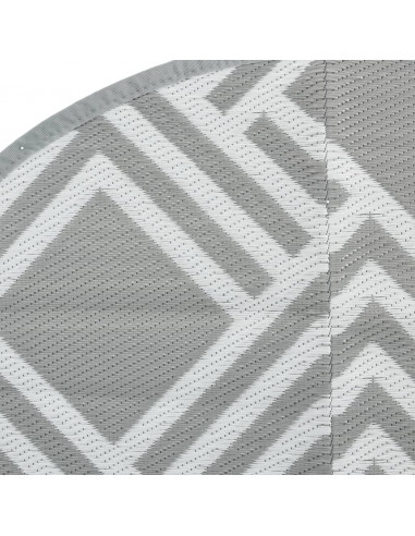 Tappeto da Esterno Grigio Ø160 cm in PP