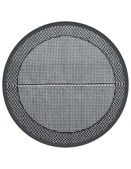 Tappeto da Esterno Grigio Ø200 cm in PP