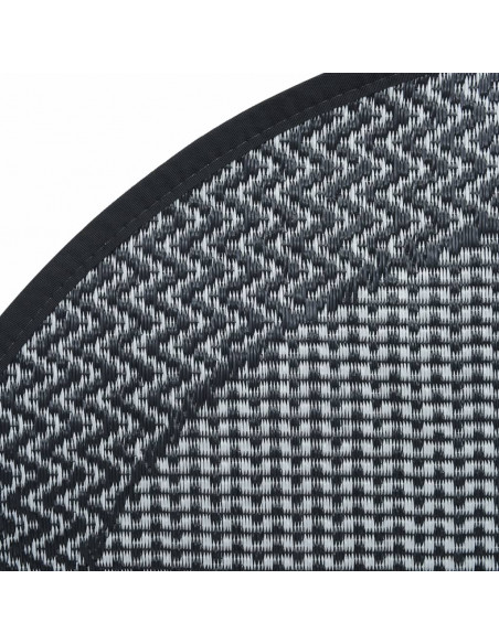 Tappeto da Esterno Grigio Ø200 cm in PP