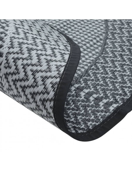 Tappeto da Esterno Grigio Ø200 cm in PP