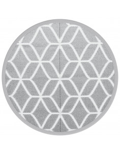 Tappeto da Esterno Grigio Ø200 cm in PP 2