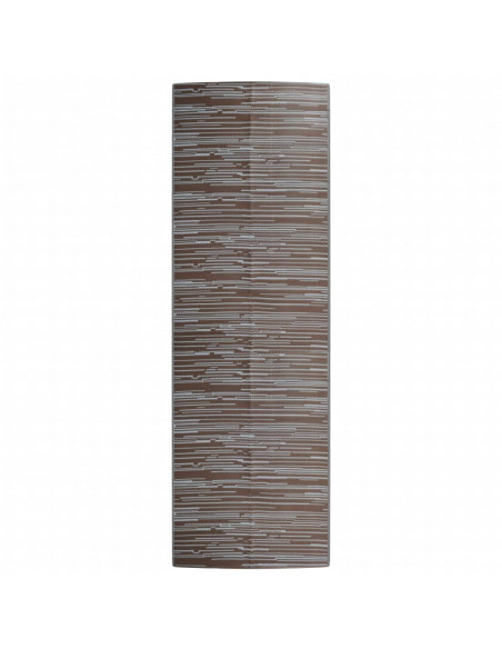 Tappeto da Esterno Marrone 80x250 cm in PP