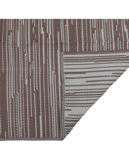 Tappeto da Esterno Marrone 80x250 cm in PP