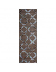Tappeto da Esterno Marrone 80x250 cm in PP 2