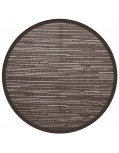 Tappeto da Esterno Marrone Ø160 cm in PP 2