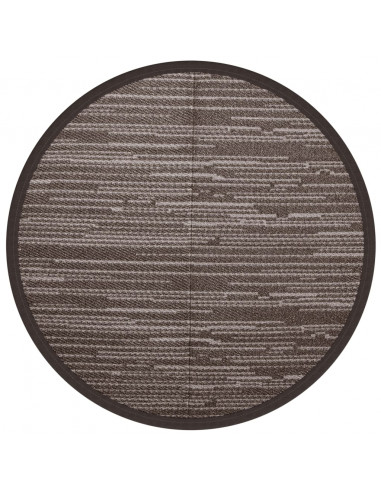 Tappeto da Esterno Marrone Ø160 cm in PP