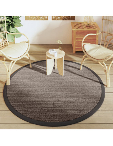 Tappeto da Esterno Marrone Ø160 cm in PP