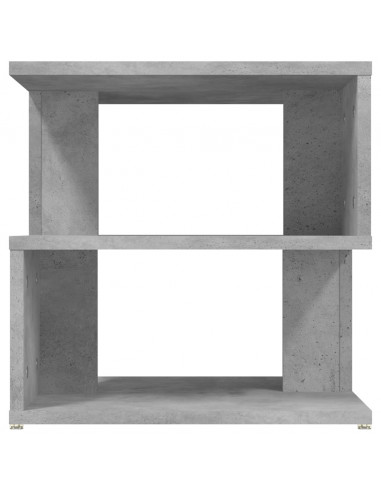 Tavolino Grigio Cemento 40x40x40 cm in Legno Multistrato