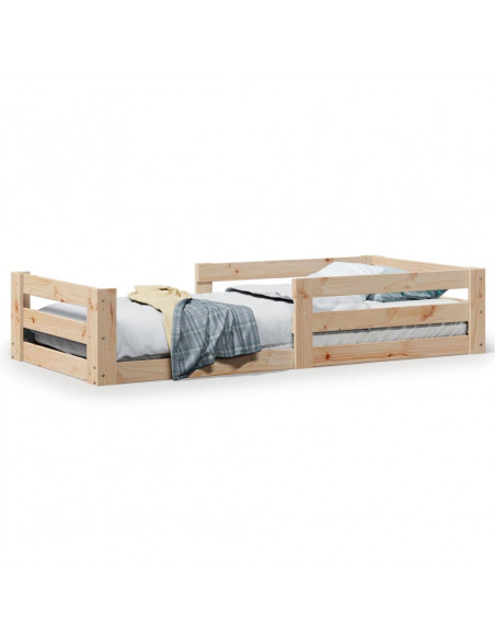 Letto senza Materasso 70x140 cm in Legno di Pino