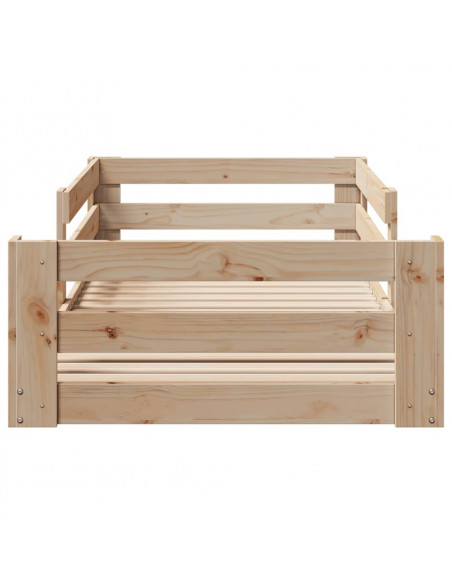 Letto senza Materasso 70x140 cm in Legno di Pino