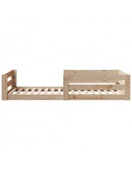 Letto senza Materasso 70x140 cm in Legno di Pino