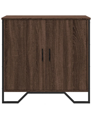 Credenza Rovere Marrone 78x35,5x74,5 cm in Legno Multistrato