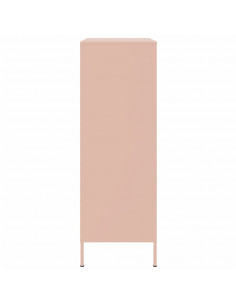 Credenza Rosa 68x39x113 cm in Acciaio 2