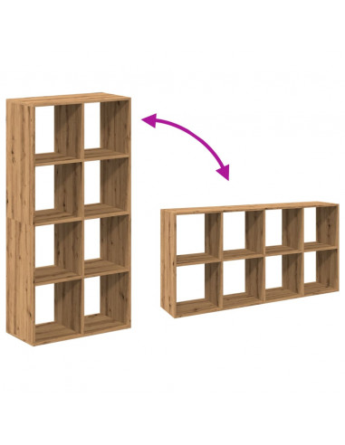 Libreria Divisorio Rovere Artigianale 69,5x29x137,5 Truciolato