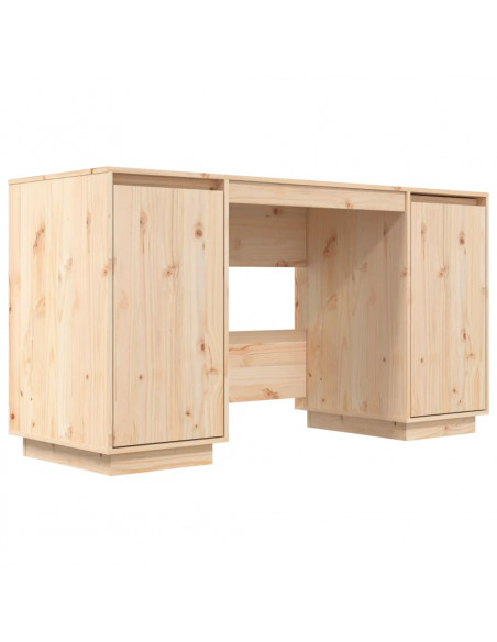 Scrivania 140x50x75 cm in Legno Massello di Pino
