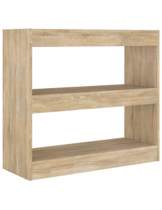 Libreria/Divisorio Rovere Sonoma 80x30x72 cm 2