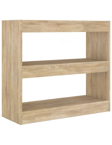 Libreria/Divisorio Rovere Sonoma 80x30x72 cm