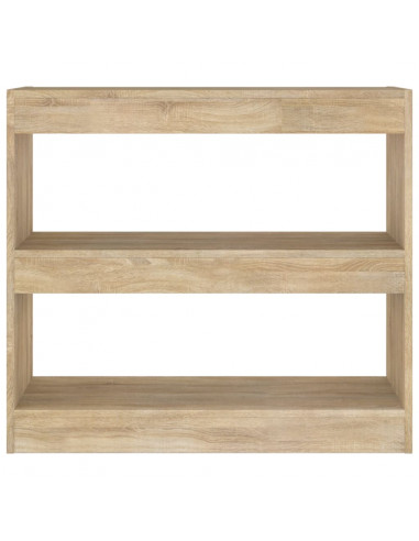 Libreria/Divisorio Rovere Sonoma 80x30x72 cm