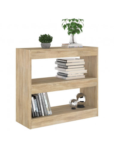 Libreria/Divisorio Rovere Sonoma 80x30x72 cm