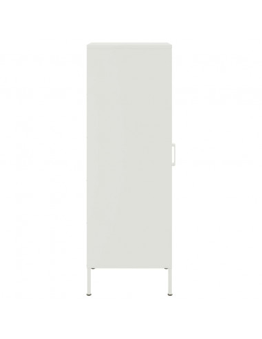 Credenza Bianca 36x39x113 cm in Acciaio