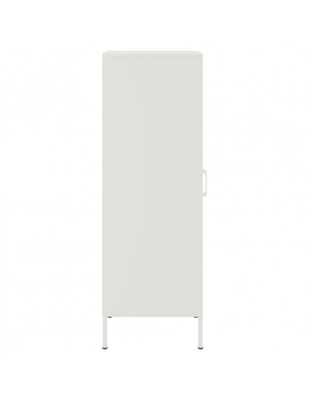 Credenza Bianca 36x39x113 cm in Acciaio