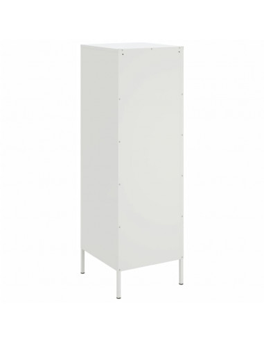 Credenza Bianca 36x39x113 cm in Acciaio