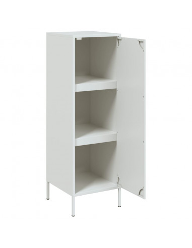 Credenza Bianca 36x39x113 cm in Acciaio